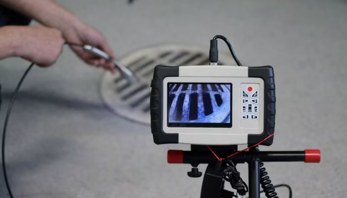 Drainage system layout plan review with facility team